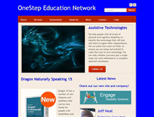 Tablet Screenshot of onestep.net.au